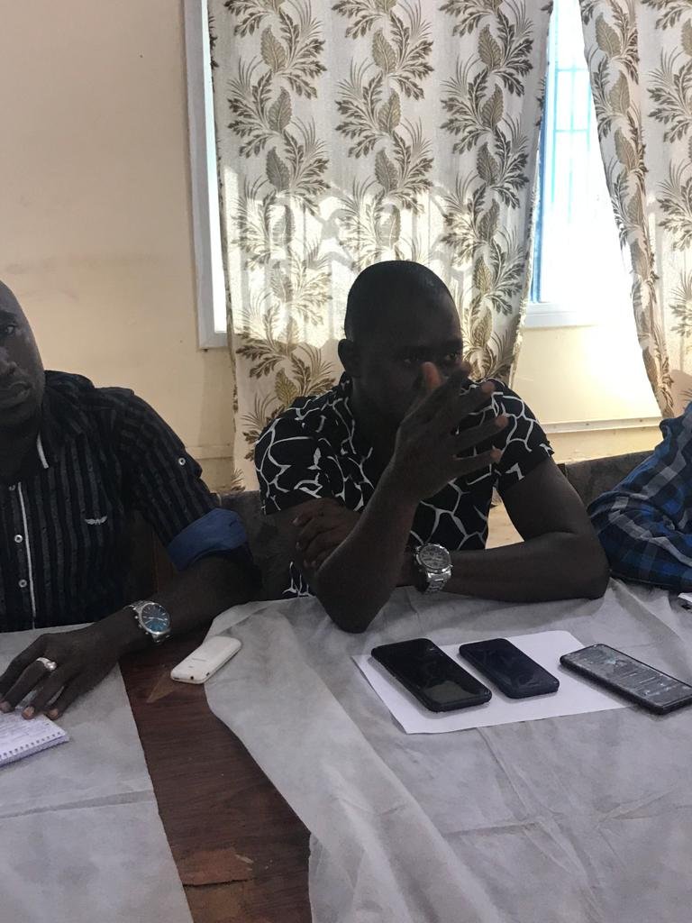 Bwiam Hospital staff audience